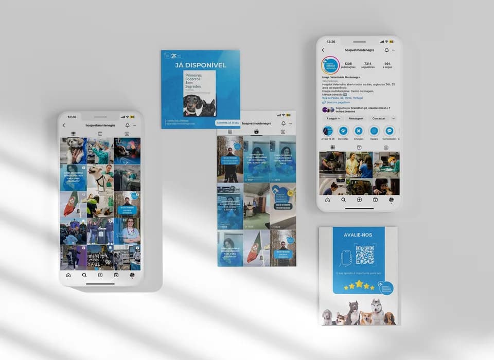 Hospital Referência Veterinária Montenegro — Comunicação digital